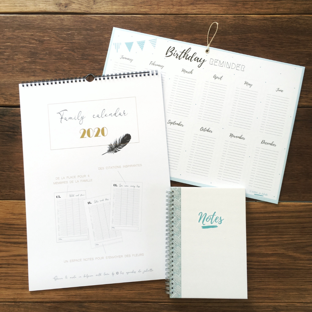 Pack Découverte - Les agendas de Juliette