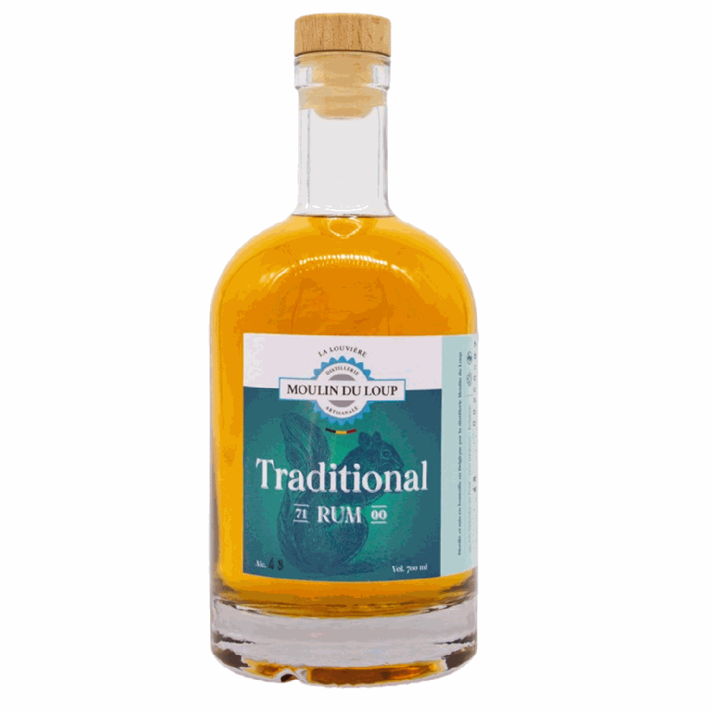 Rhum brun traditionnel - Moulin du loup