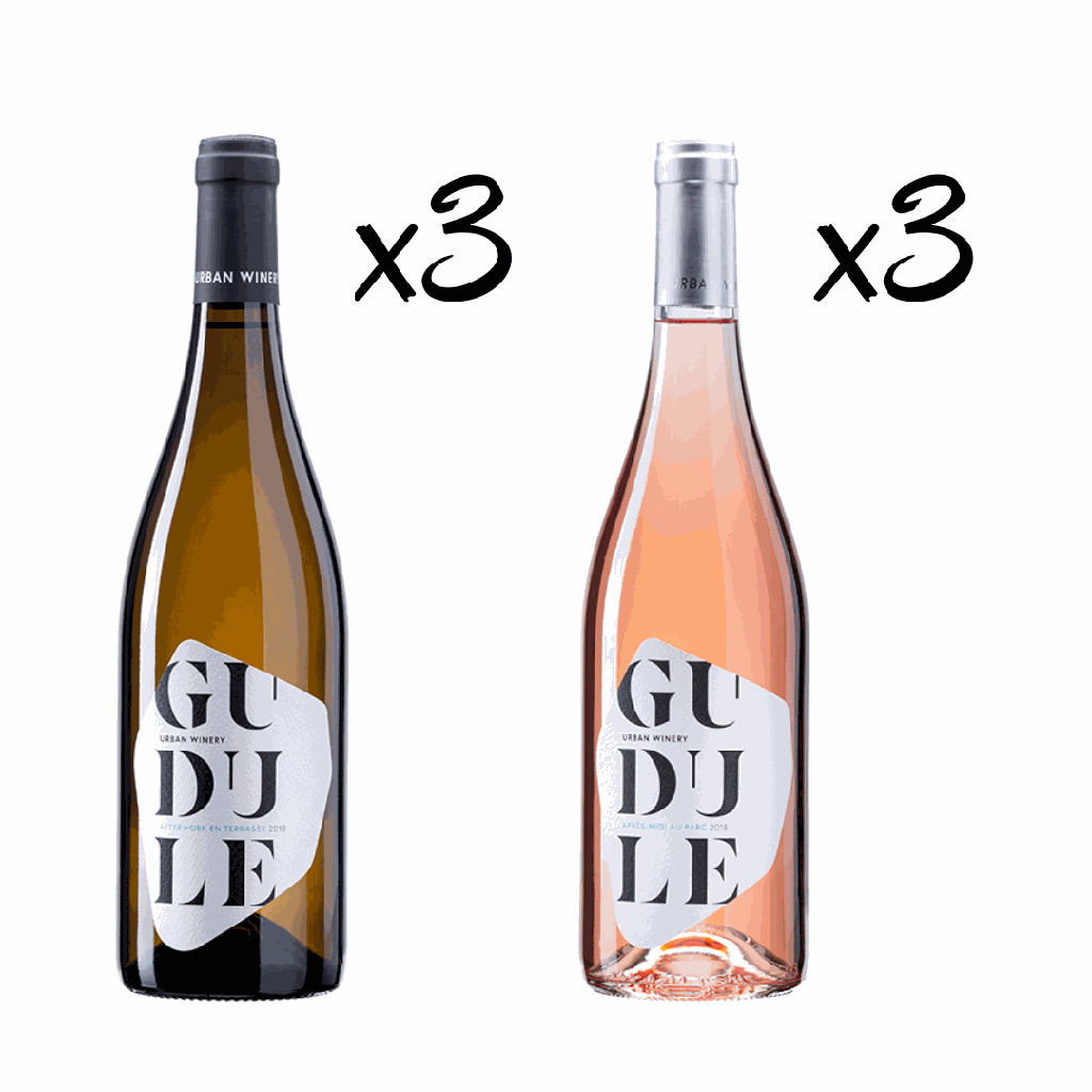 Caisse Mixte Blanc-Rosé Gudule Winery Brussels